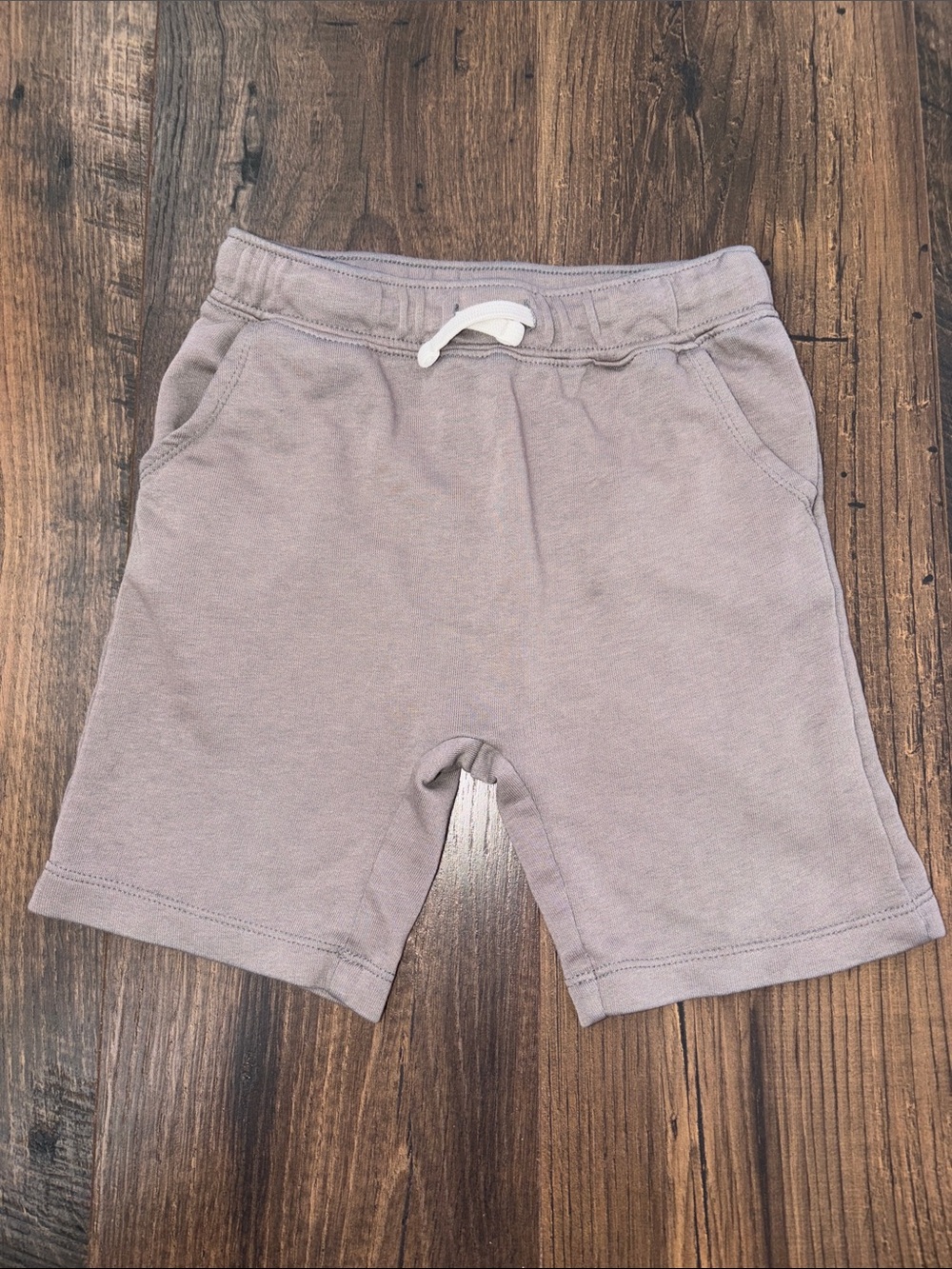 Old Navy Grey Drawstring Cotton Shorts